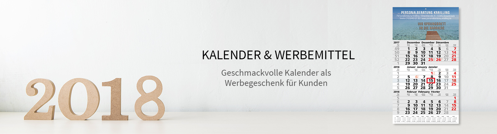 Kalender & Werbemittel - Mit Werbedruck Raab Verlag